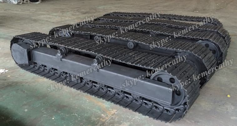 12 ton drilling rig steel track undercarriage